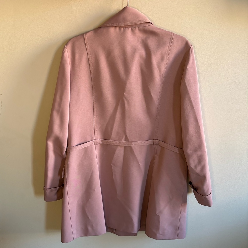 Vintage Dusty Pink Overcoat - Picture 4 of 6
